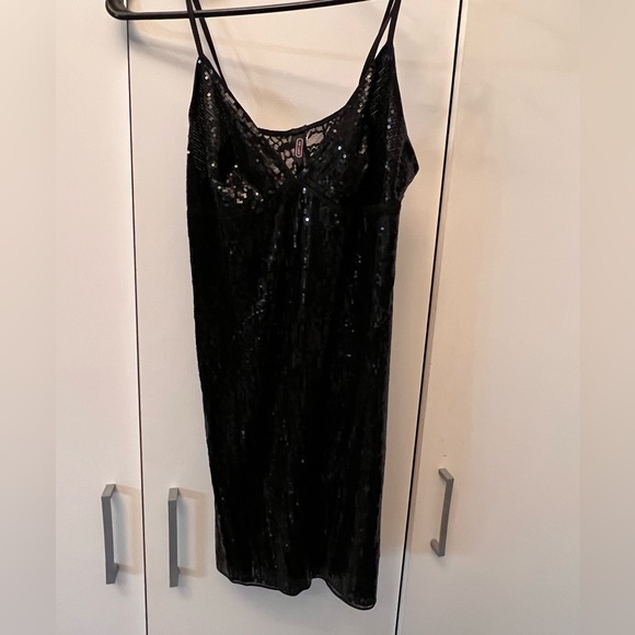 Other - Victoria’s Secret black sequin and lace teddy